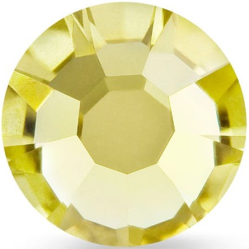 Preciosa Acid Yellow flat back rhinestone crystal non hotfix