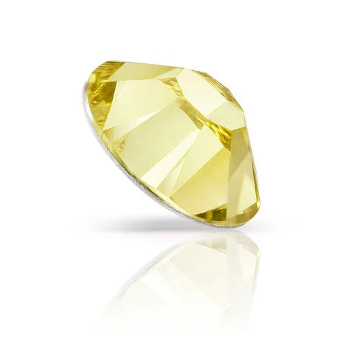 Preciosa Acid Yellow flat back rhinestone crystal non hotfix