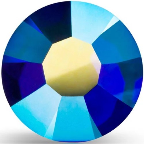 Preciosa Cobalt Blue AB flat back rhinestone crystal non hotfix
