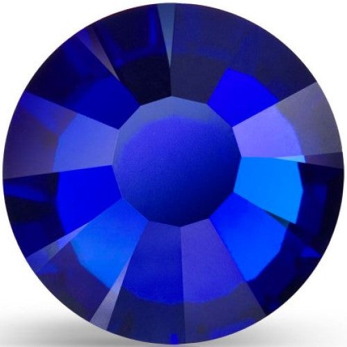 Preciosa Cobalt Blue flat back rhinestone crystal non hotfix