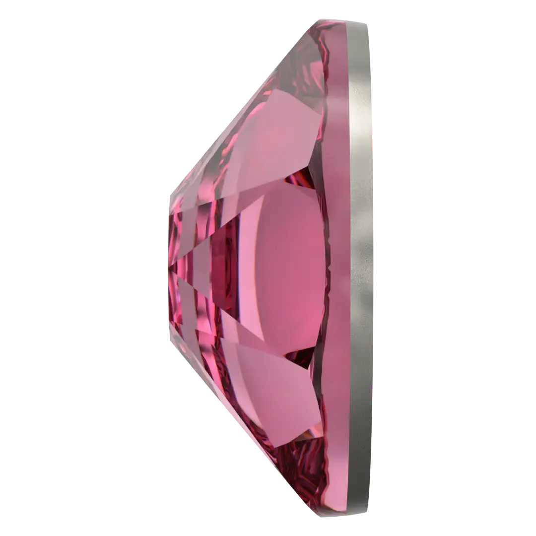 Swarovski Rose flat back rhinestone crystal non hotfix