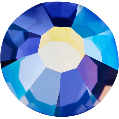Preciosa Blue Violet AB flat back rhinestone crystal non hotfix