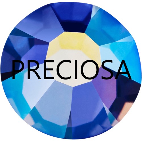 Preciosa Blue Violet AB flat back rhinestone crystal non hotfix