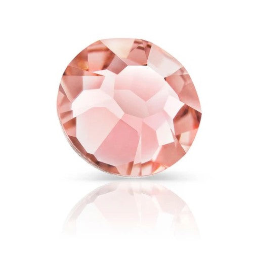 Preciosa Rose Peach flat back rhinestone crystal non hotfix