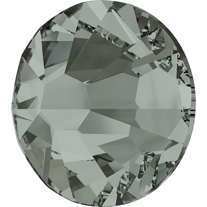 Swarovski Black Diamond flat back rhinestone crystal non hotfix