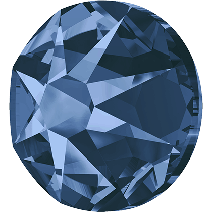 Swarovski Montana flat back rhinestone crystal non hotfix