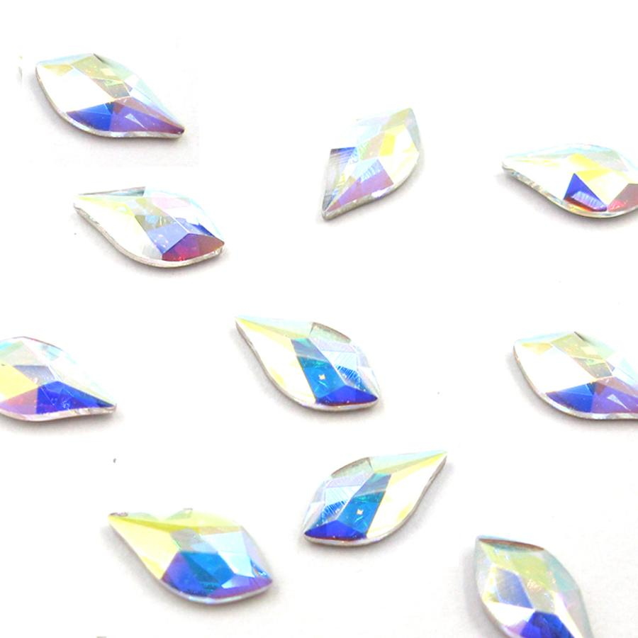 Swarovski Flame shape flat back rhinestone crystal non hotfix
