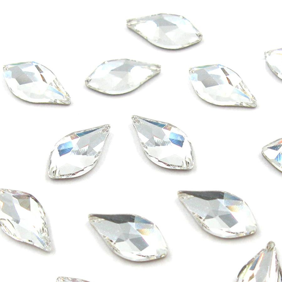 Swarovski Flame shape flat back rhinestone crystal non hotfix