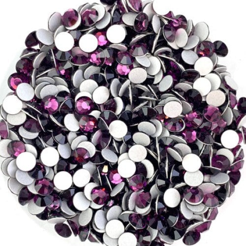 Preciosa Amethyst flat back rhinestone crystal non hotfix