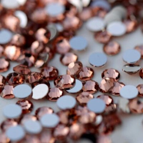 Preciosa Apricot flat back rhinestone crystal non hotfix