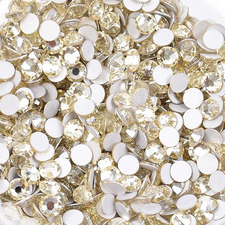 Preciosa Blond Flare flat back rhinestone crystal non hotfix