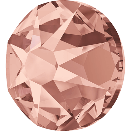 Swarovski Blush Rose flat back rhinestone crystal non hotfix