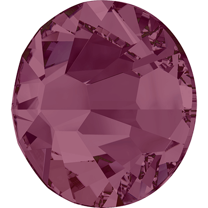 Swarovski Burgundy flat back rhinestone crystal non hotfix