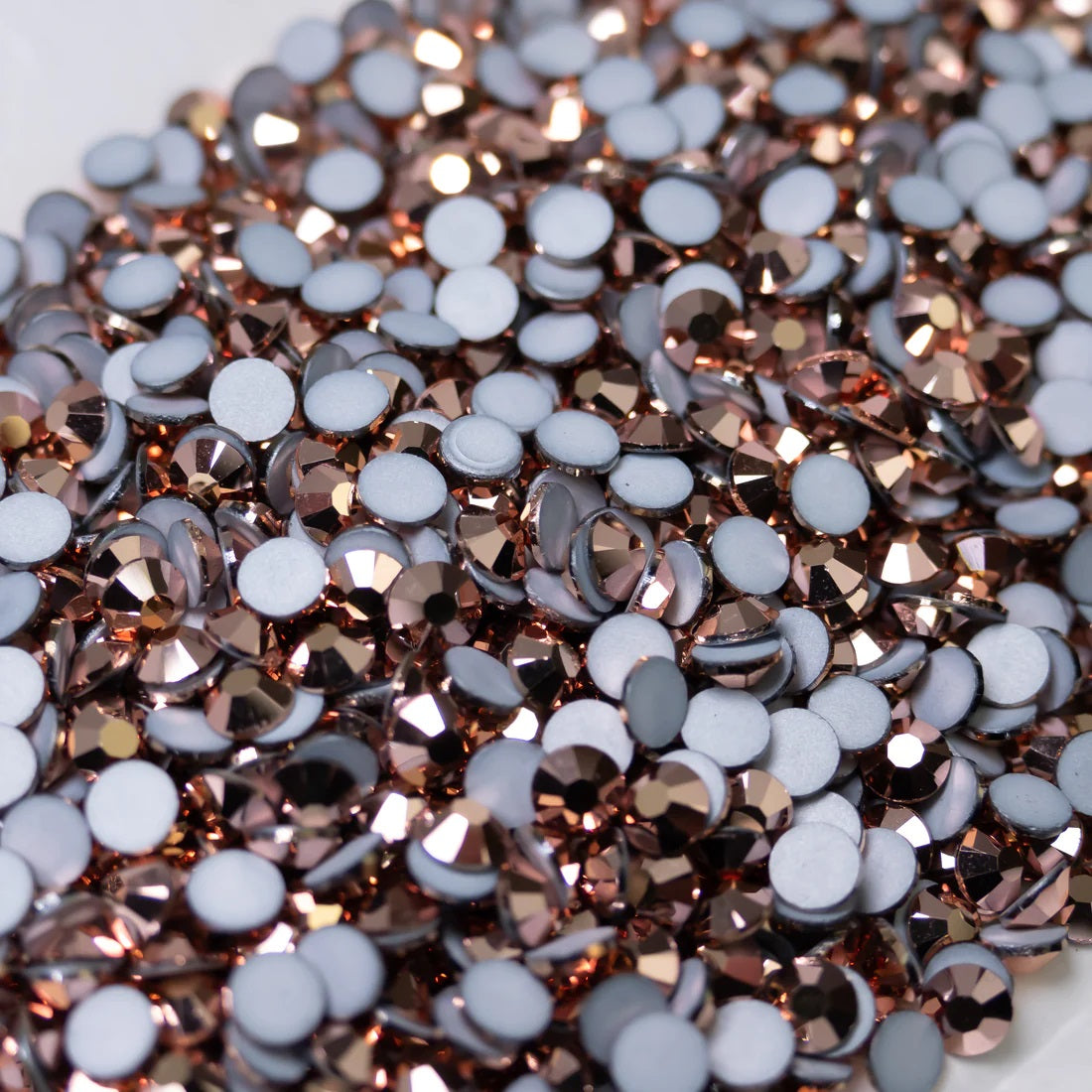 Preciosa Capri Gold flat back rhinestone crystal non hotfix