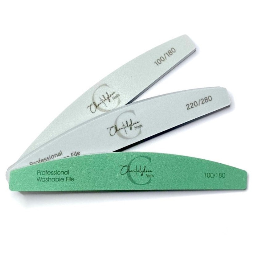 Nail Files and Buffers with fine, coarse, medium and extra fine Grit