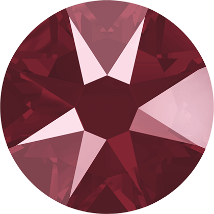 Swarovski Dark Red flat back rhinestone crystal non hotfix