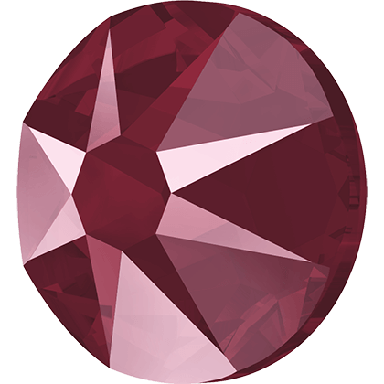 Swarovski Dark Red flat back rhinestone crystal non hotfix