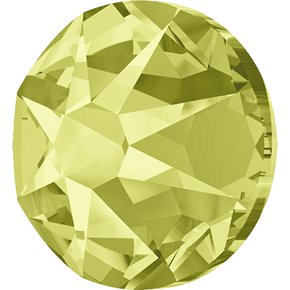 Swarovski Jonquil flat back rhinestone crystal non hotfix