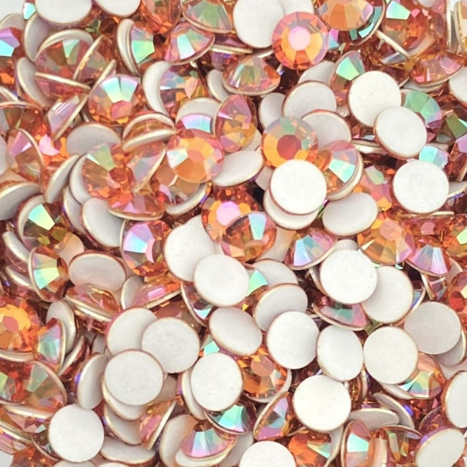 Preciosa Lava flat back rhinestone crystal non hotfix