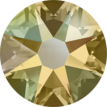 Swarovski Light Colorado Topaz Shimmer flat back rhinestone crystal non hotfix