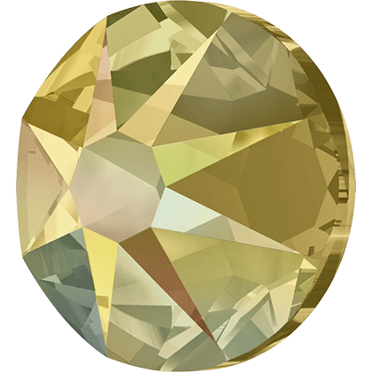 Swarovski Light Colorado Topaz Shimmer flat back rhinestone crystal non hotfix