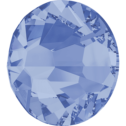 Swarovski Light Sapphire flat back rhinestone crystal non hotfix