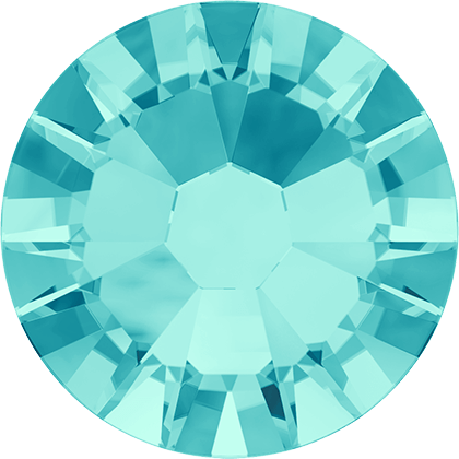 Swarovski Light Turquoise flat back rhinestone crystal non hotfix