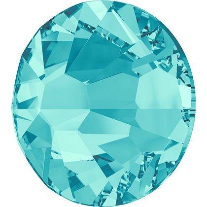 Swarovski Light Turquoise flat back rhinestone crystal non hotfix