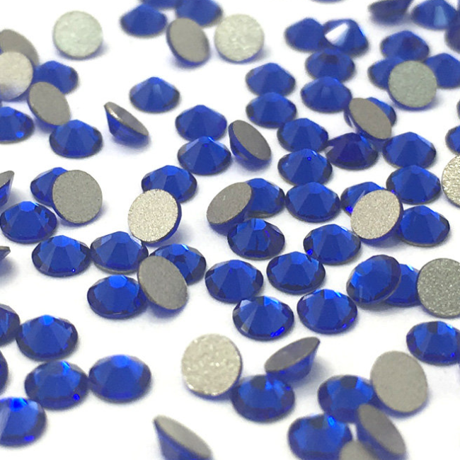 Swarovski Majestic Blue flat back rhinestone crystal non hotfix