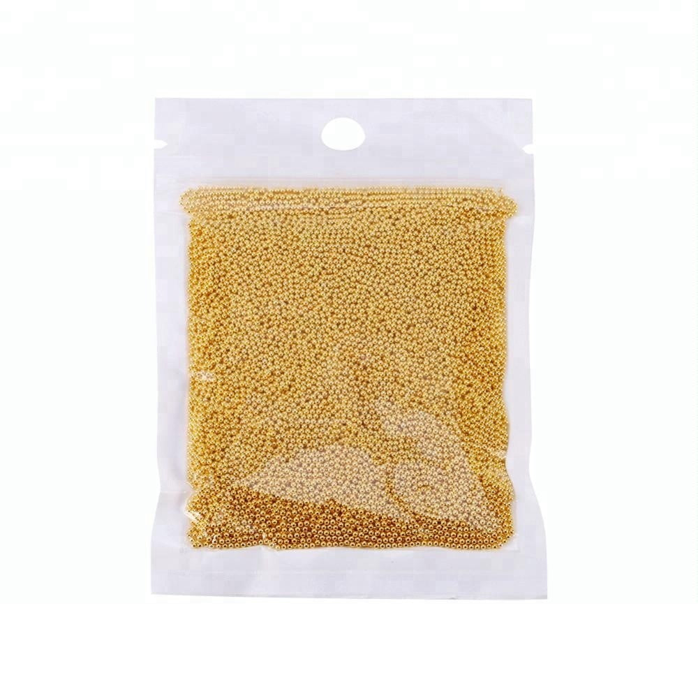 Metal Caviar Beads Gold color