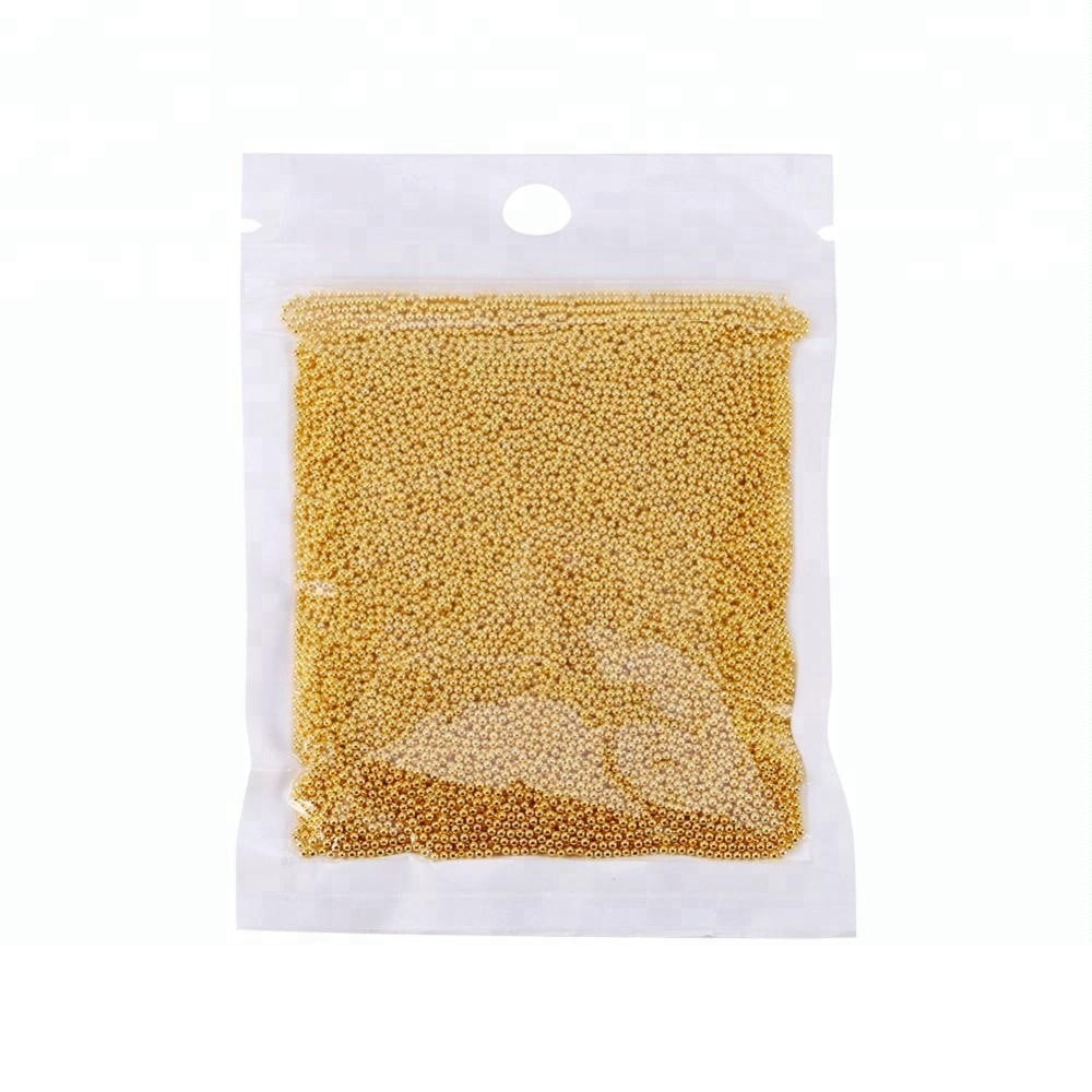 Metal Caviar Beads Gold color