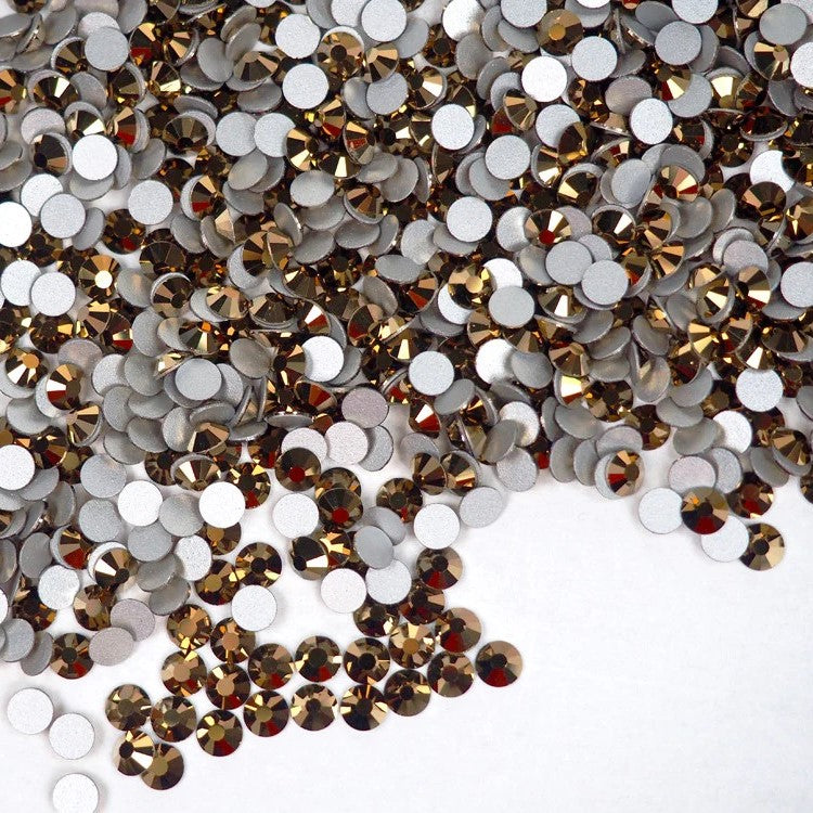Preciosa Monte Carlo flat back rhinestone crystal non hotfix