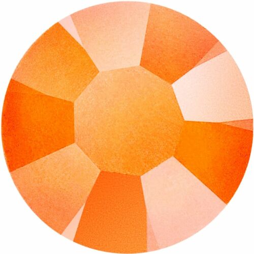 Preciosa Neon Orange flat back rhinestone crystal non hotfix