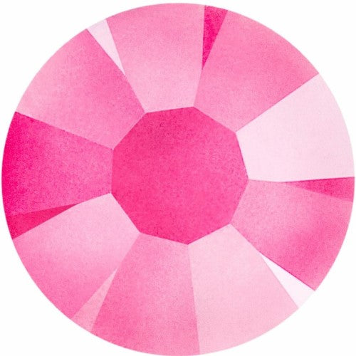 Preciosa Neon Pink flat back rhinestone crystal non hotfix