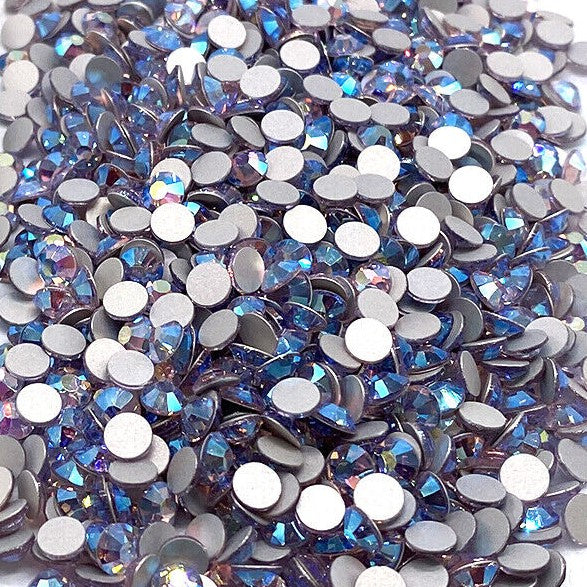 Preciosa Pale Lilac AB flat back rhinestone crystal non hotfix