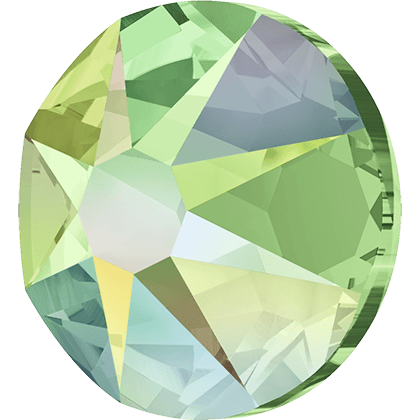 Swarovski Peridot AB flat back rhinestone crystal non hotfix
