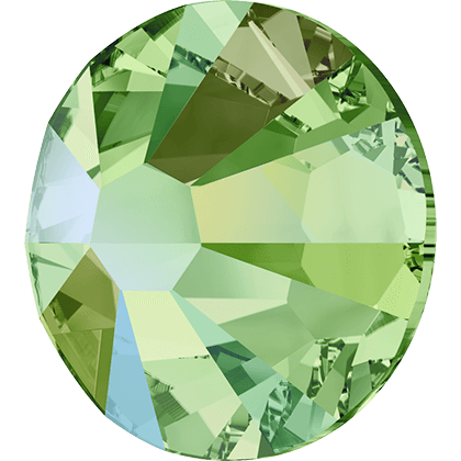 Swarovski Peridot Shimmer flat back rhinestone crystal non hotfix