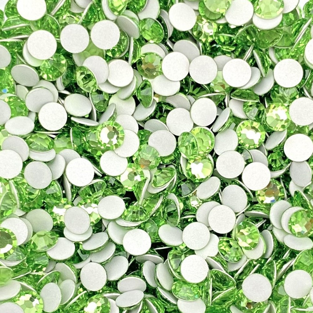 Preciosa Peridot flat back rhinestone crystal non hotfix