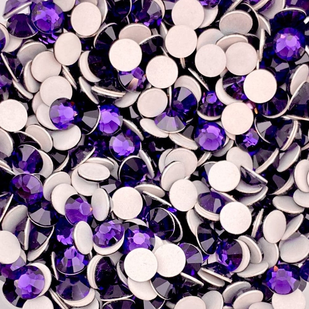 Preciosa Purple Velvet flat back rhinestone crystal non hotfix