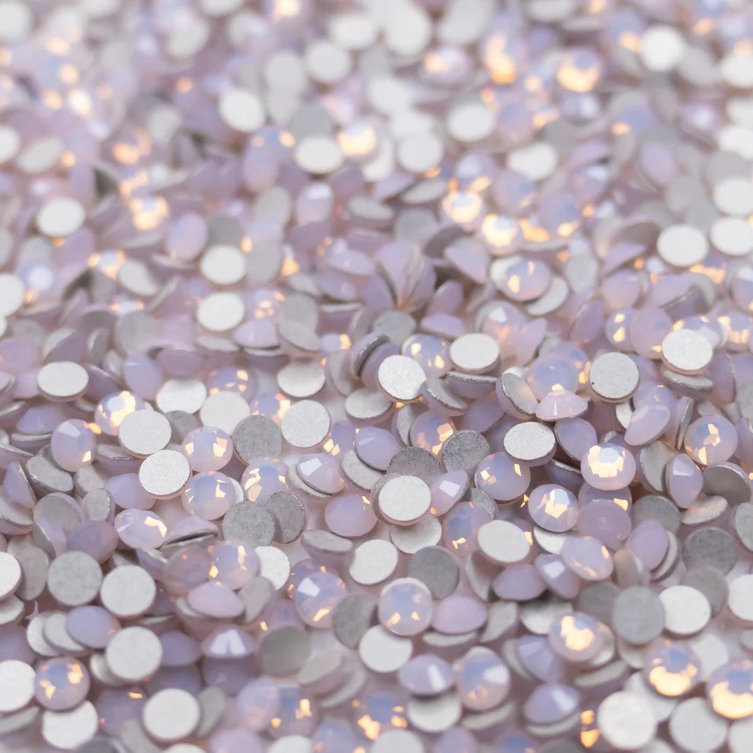 Preciosa Rose Opal flat back rhinestone crystal non hotfix