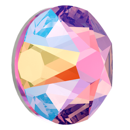 Swarovski Rose Peach Shimmer flat back rhinestone crystal non hotfix