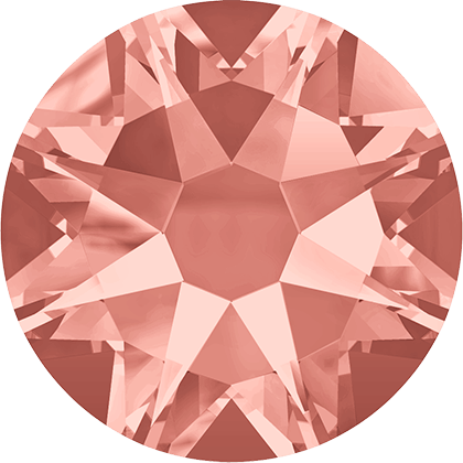 Swarovski Rose Peach flat back rhinestone crystal non hotfix