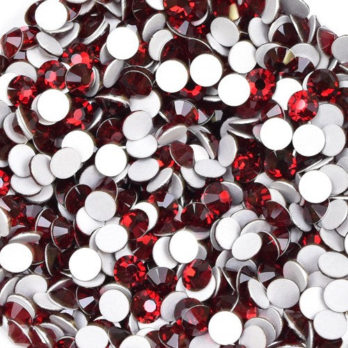 Preciosa Siam flat back rhinestone crystal non hotfix