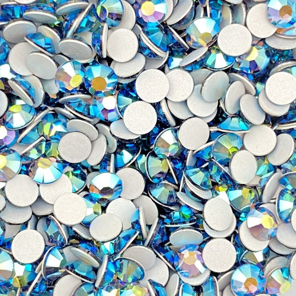 Preciosa Smoked Amethyst AB flat back rhinestone crystal non hotfix