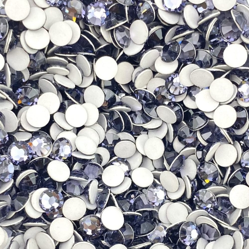 Preciosa Smoked Amethyst flat back rhinestone crystal non hotfix