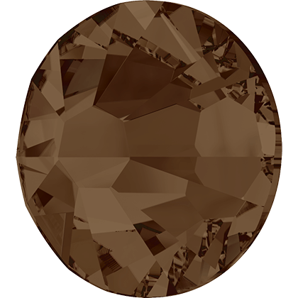 Swarovski Smoked Topaz flat back rhinestone crystal non hotfix