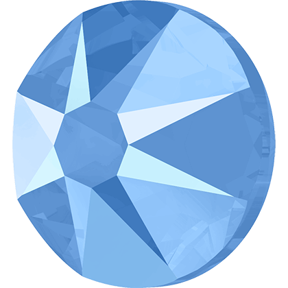 Swarovski Summer Blue flat back rhinestone crystal non hotfix