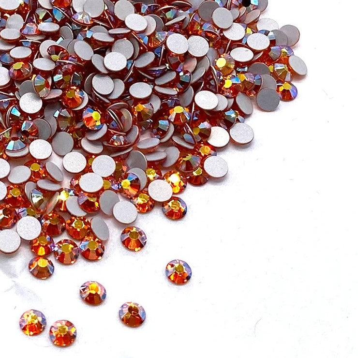 Preciosa Sun AB flat back rhinestone crystal non hotfix