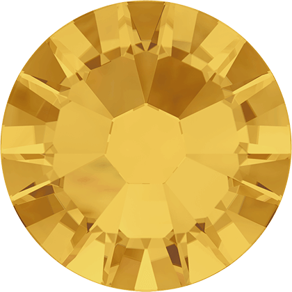 Swarovski Sunflower flat back rhinestone crystal non hotfix