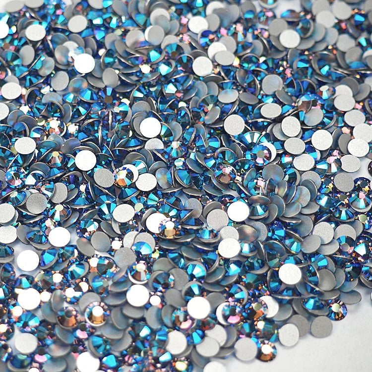 Preciosa Tanzanite AB flat back rhinestone crystal non hotfix